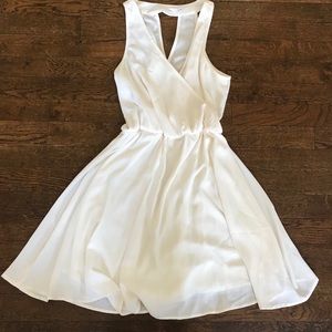 White Flowy Dress